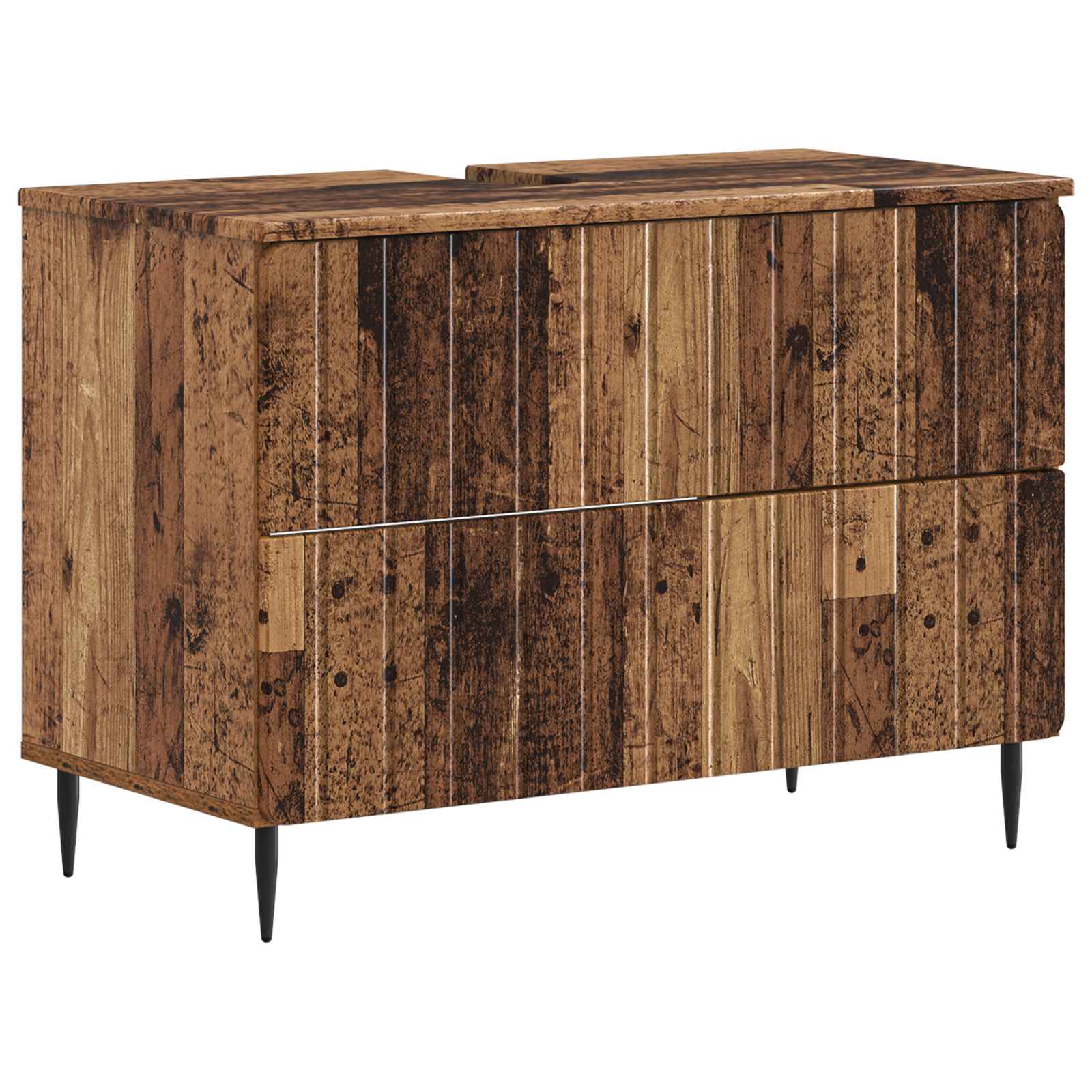 Set di Mobili da Bagno da 4 Pezzi ZWOLLE Legno antico | homemem39