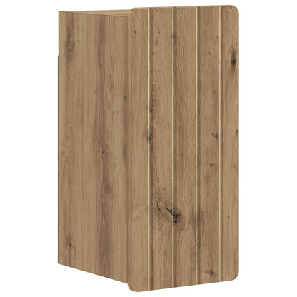 Set di Mobili da Bagno da 4 Pezzi ZWOLLE Rovere Artigianale | homemem39