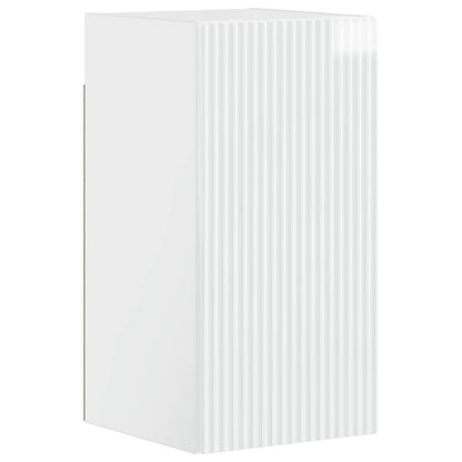 Set di Mobili da Bagno da 4 Pezzi ARNHEM Bianco Lucido | homemem39