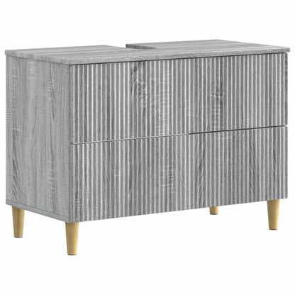 Set di Mobili da Bagno da 4 Pezzi ARNHEM Sonoma grigio | homemem39