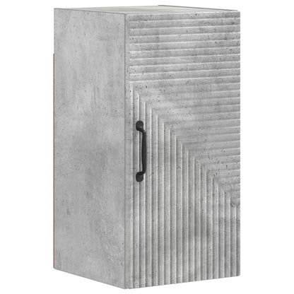 Set di Mobili da Bagno da 4 Pezzi HAARLEM Grigio Cemento | homemem39
