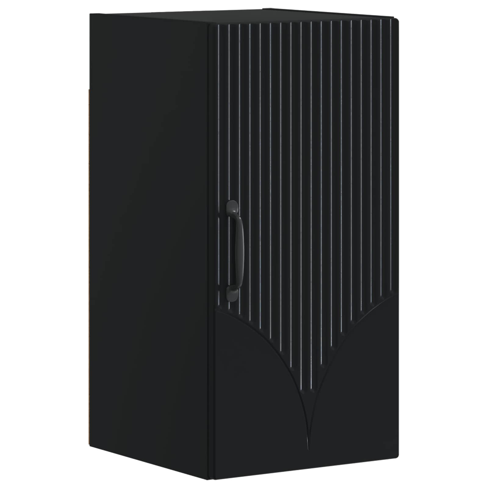 Set di Mobili da Bagno da 4 Pezzi HOORN Nero | homemem39