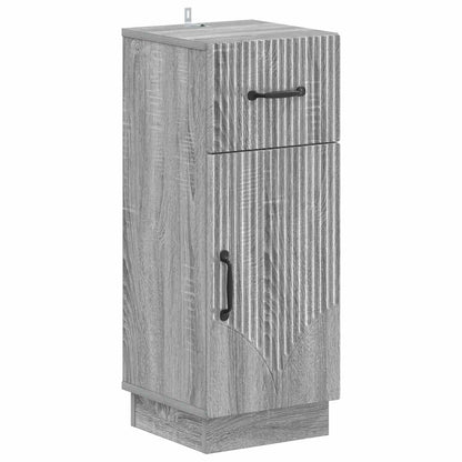 Set di Mobili da Bagno da 4 Pezzi HOORN Sonoma grigio | homemem39