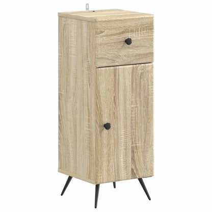 Set di Mobili da Bagno da 4 Pezzi BREDA Rovere Sonoma | homemem39