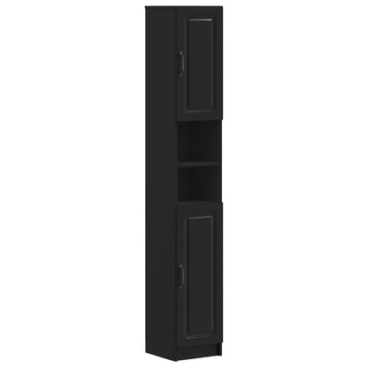 Set di Mobili da Bagno da 4 Pezzi UTRECHT Nero | homemem39