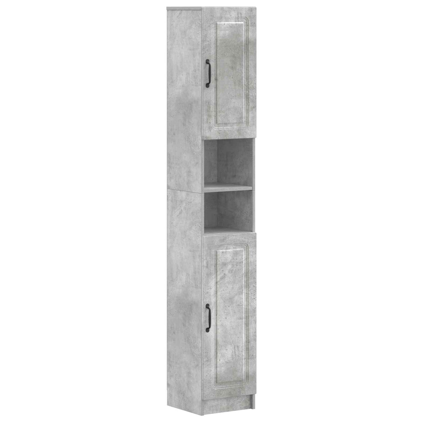 Set di Mobili da Bagno da 4 Pezzi UTRECHT Grigio Cemento | homemem39
