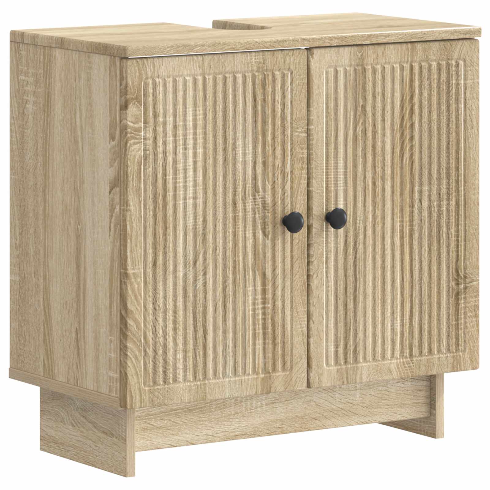 Set di Armadi da Bagno da 2 Pezzi EDE Rovere Sonoma | homemem39