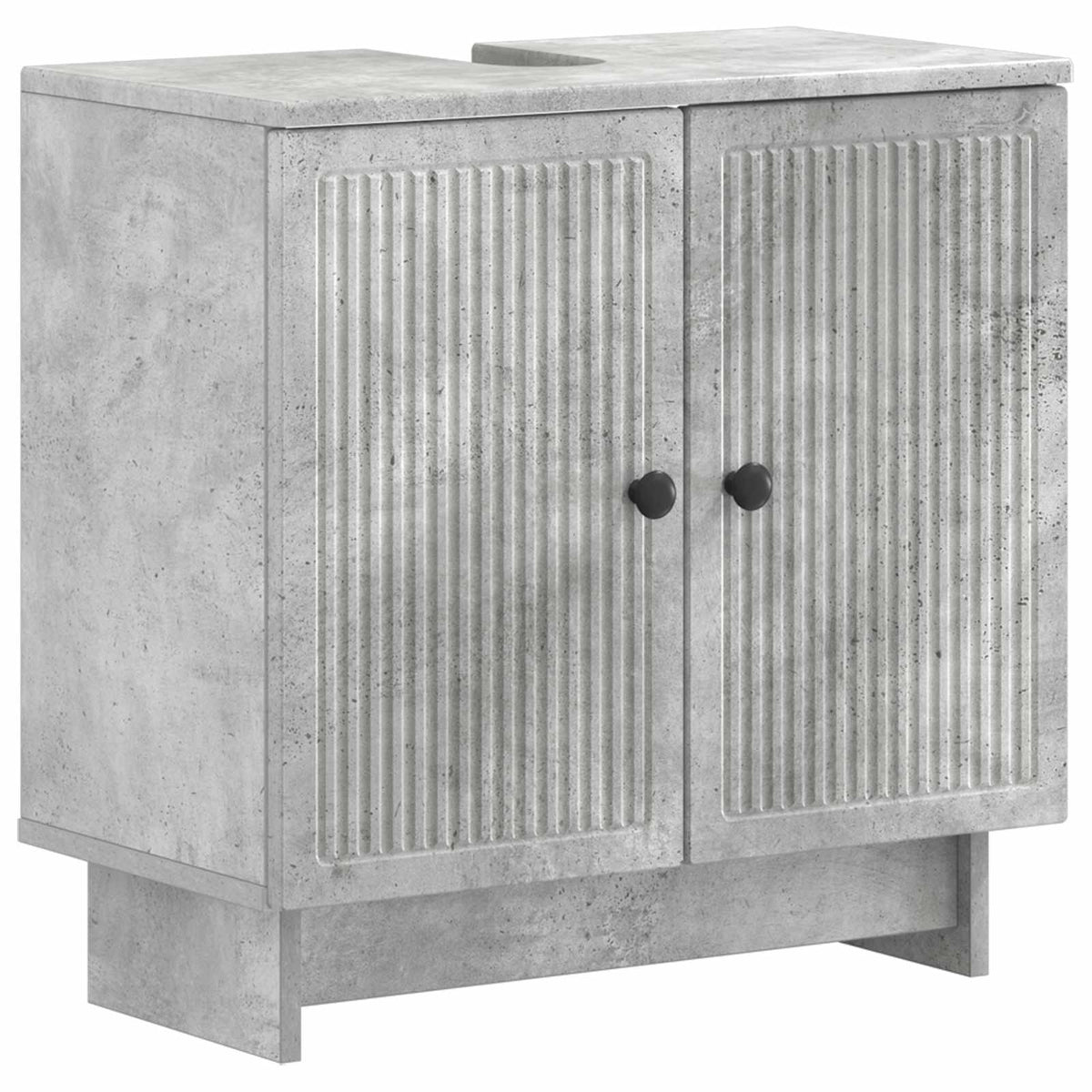 Set di armadietti da bagno in 3 pezzi EDE Grigio Cemento