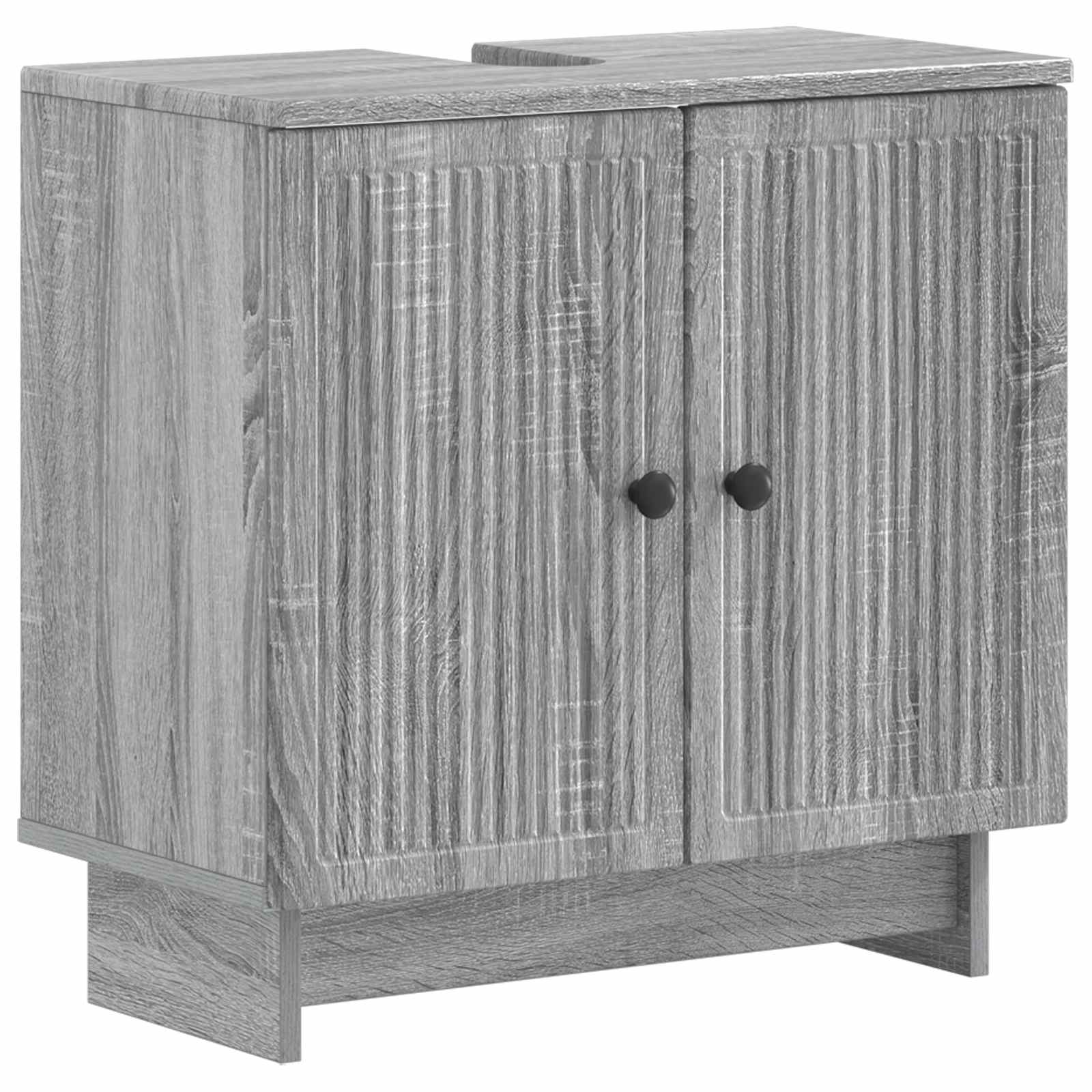 Set di Armadi da Bagno da 2 Pezzi EDE Sonoma grigio | homemem39