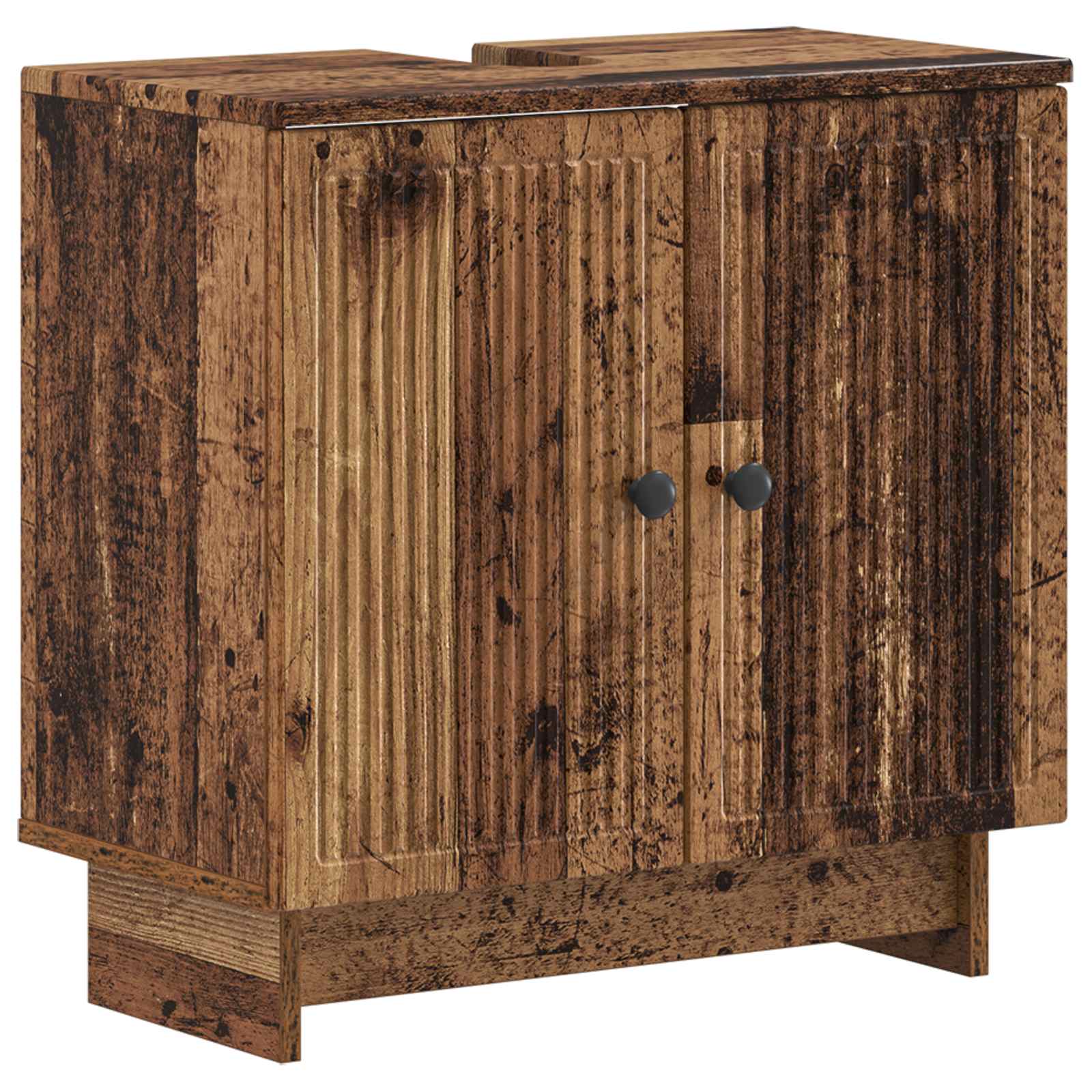 Set di Armadi da Bagno da 2 Pezzi EDE Legno antico | homemem39