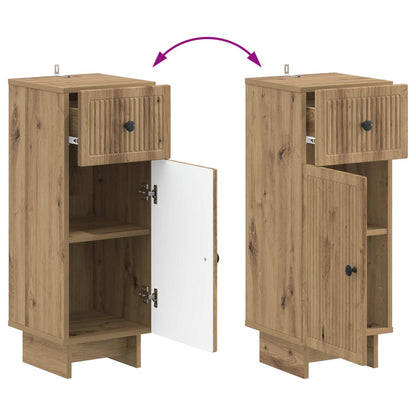 Set di Armadi da Bagno da 2 Pezzi EDE Rovere Artigianale | homemem39
