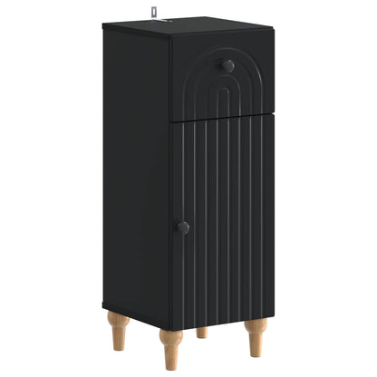 Set di Armadi da Bagno da 2 Pezzi ALKMAAR Nero | homemem39