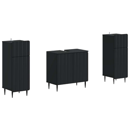 Set di armadietti da bagno in 3 pezzi ZWOLLE 3 pz
