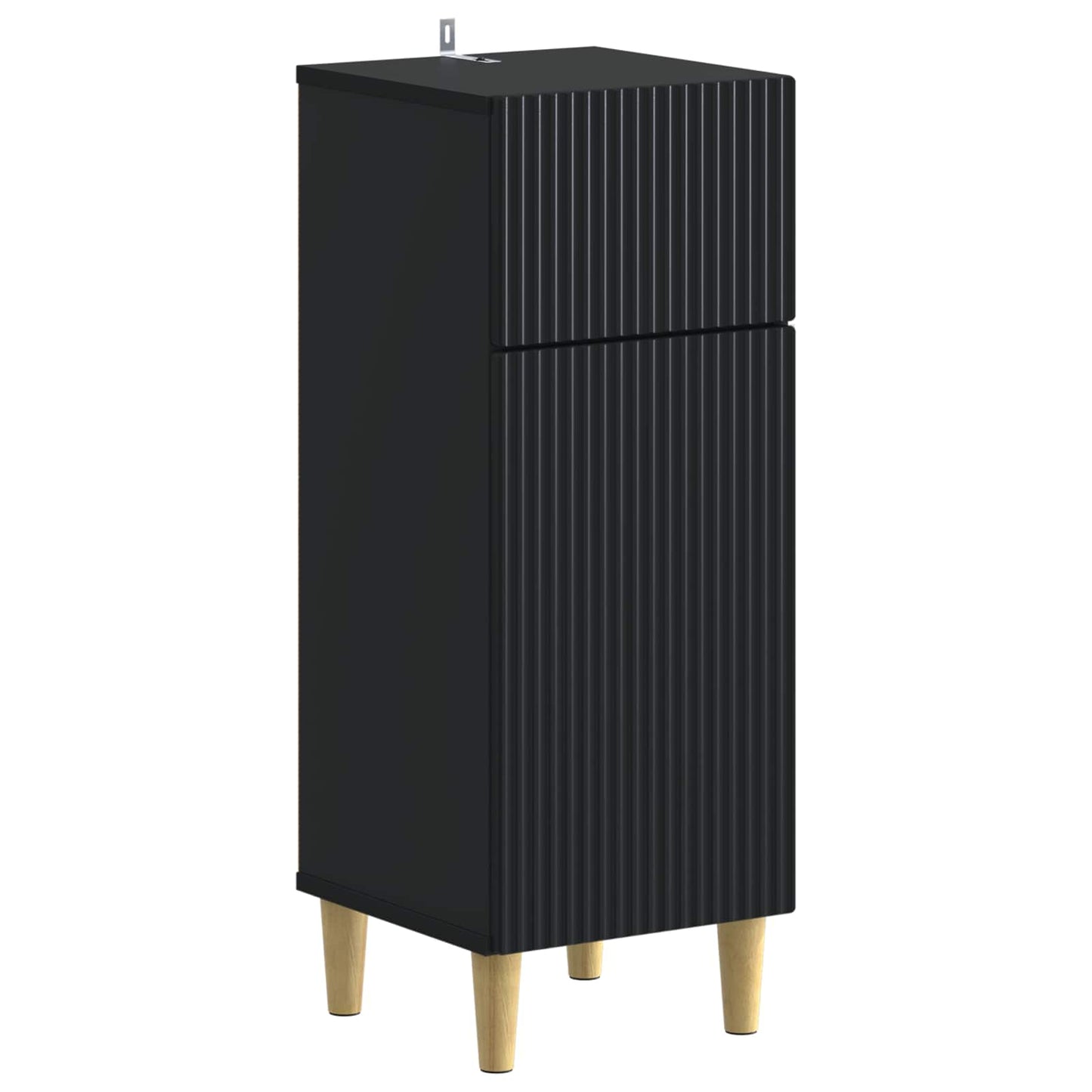 Set di Armadi da Bagno da 2 Pezzi ARNHEM Nero | homemem39