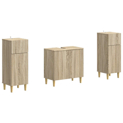 Set di Armadi da Bagno da 2 Pezzi ARNHEM Rovere Sonoma | homemem39