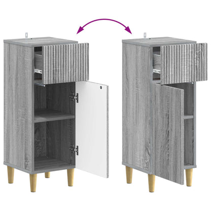 Set di armadietti da bagno in 3 pezzi ARNHEM Sonoma grigio