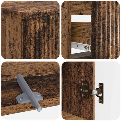 Set di Armadi da Bagno da 2 Pezzi ARNHEM Legno antico | homemem39