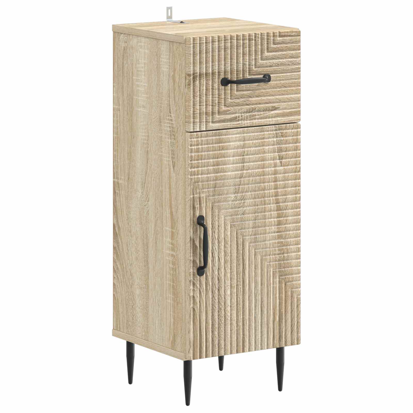 Set di Armadi da Bagno da 2 Pezzi HAARLEM Rovere Sonoma | homemem39