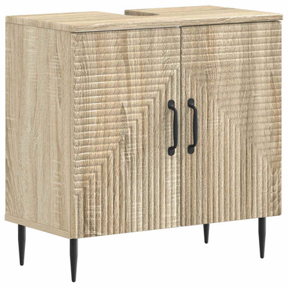 Set di Armadi da Bagno da 2 Pezzi HAARLEM Rovere Sonoma | homemem39