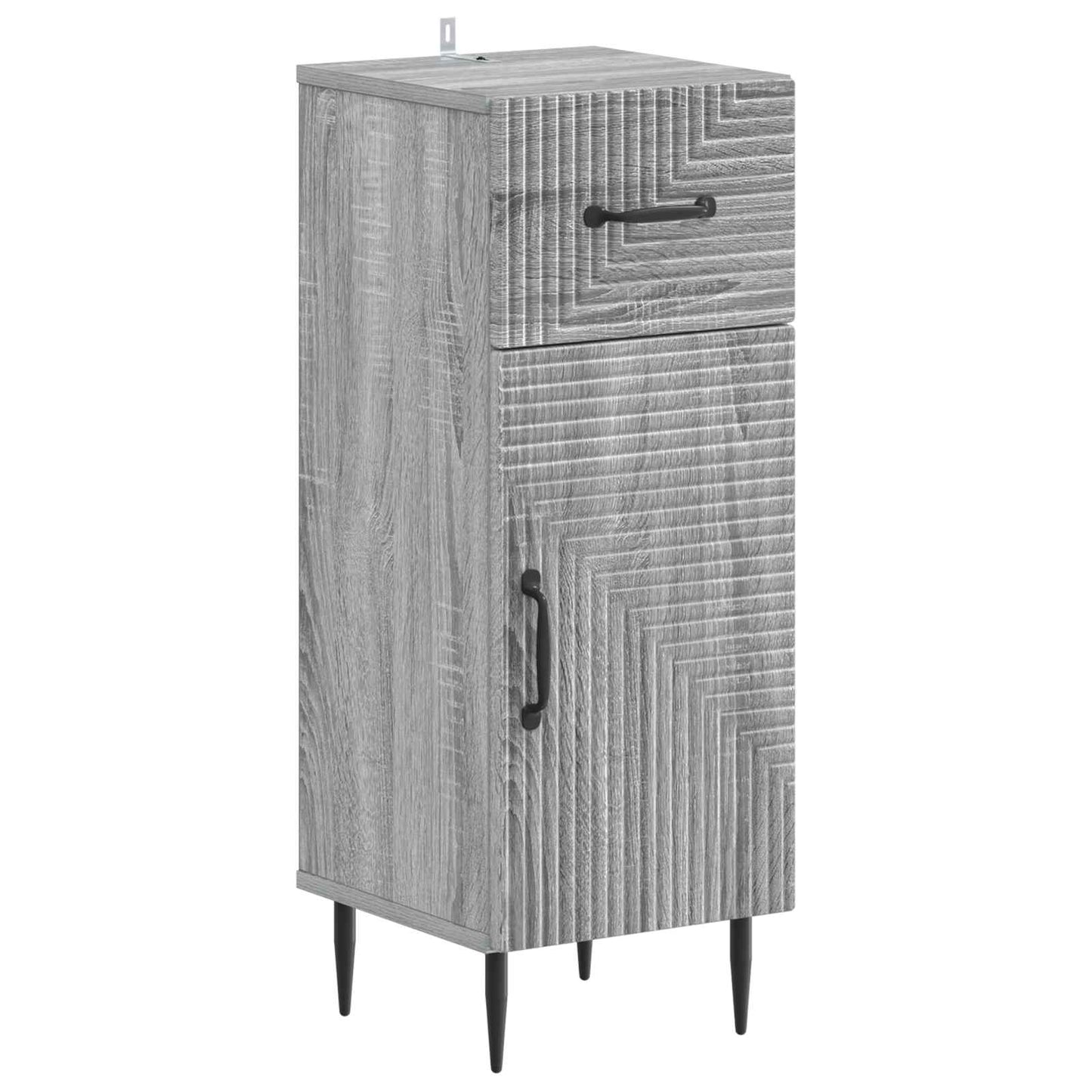 Set di Armadi da Bagno da 2 Pezzi HAARLEM Sonoma grigio | homemem39