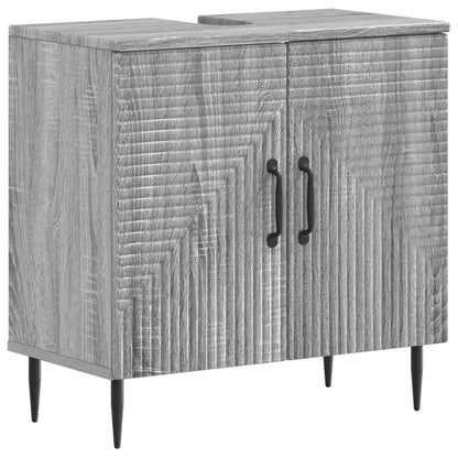 Set di Armadi da Bagno da 2 Pezzi HAARLEM Sonoma grigio | homemem39