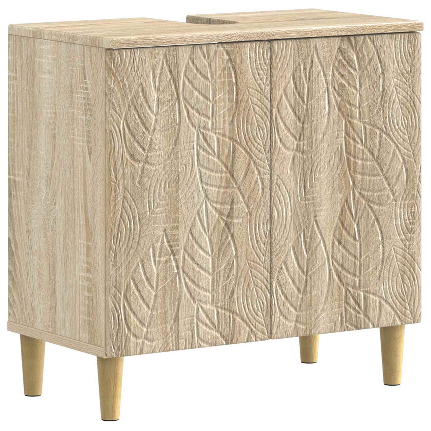 Set di Armadi da Bagno da 2 Pezzi DELFT Rovere Sonoma | homemem39