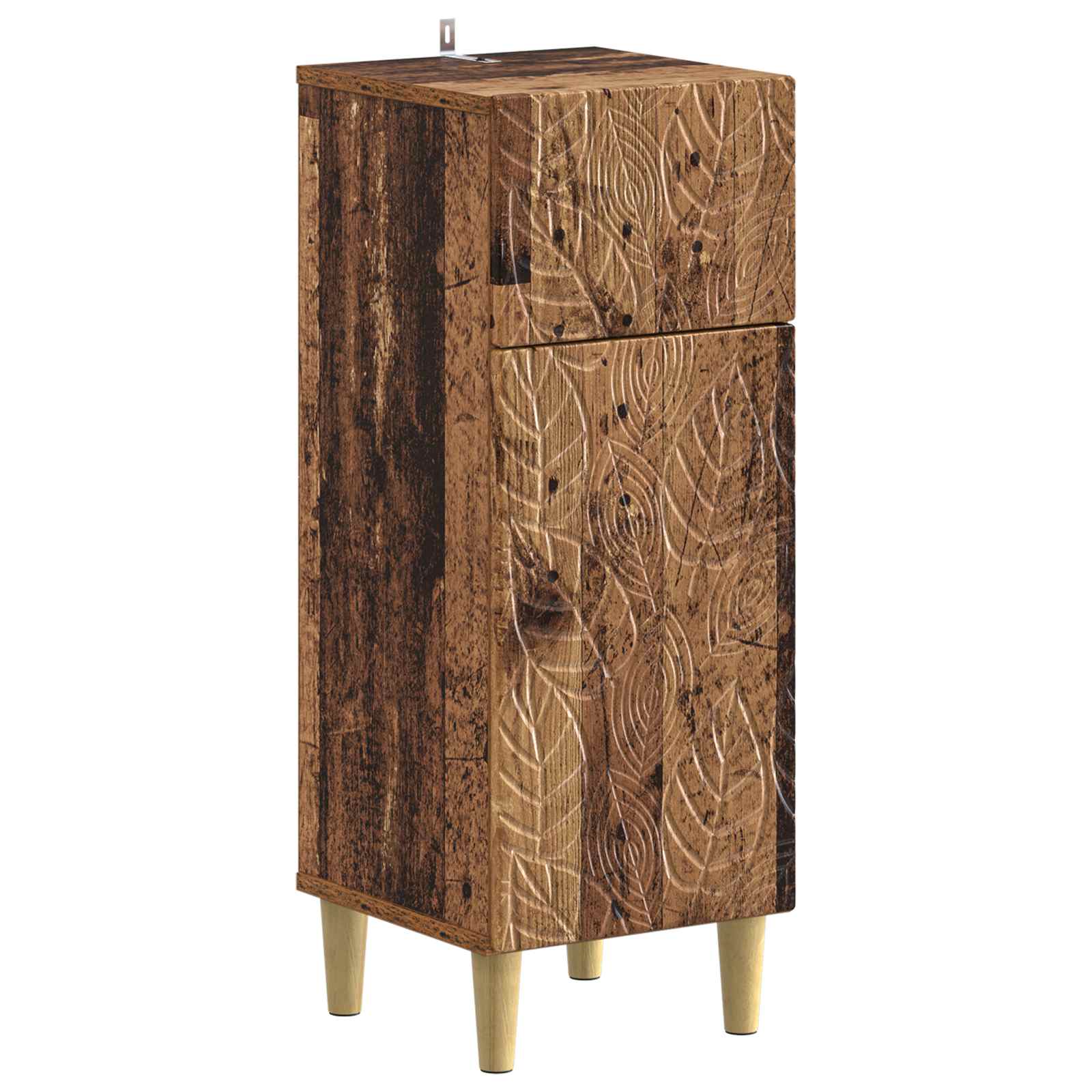 Set di Armadi da Bagno da 2 Pezzi DELFT Legno antico | homemem39