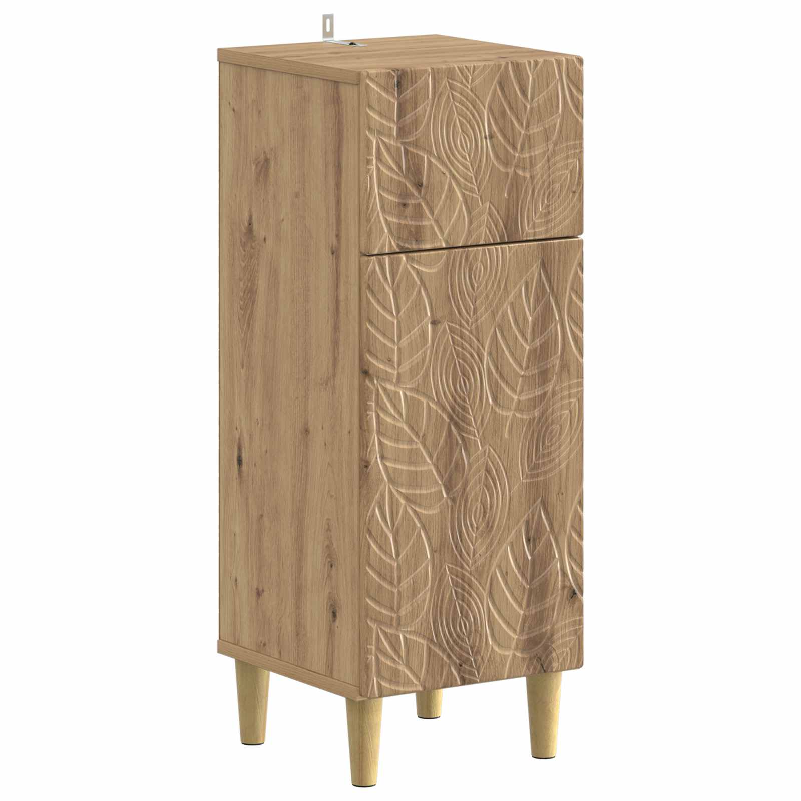 Set di Armadi da Bagno da 2 Pezzi DELFT Rovere Artigianale | homemem39