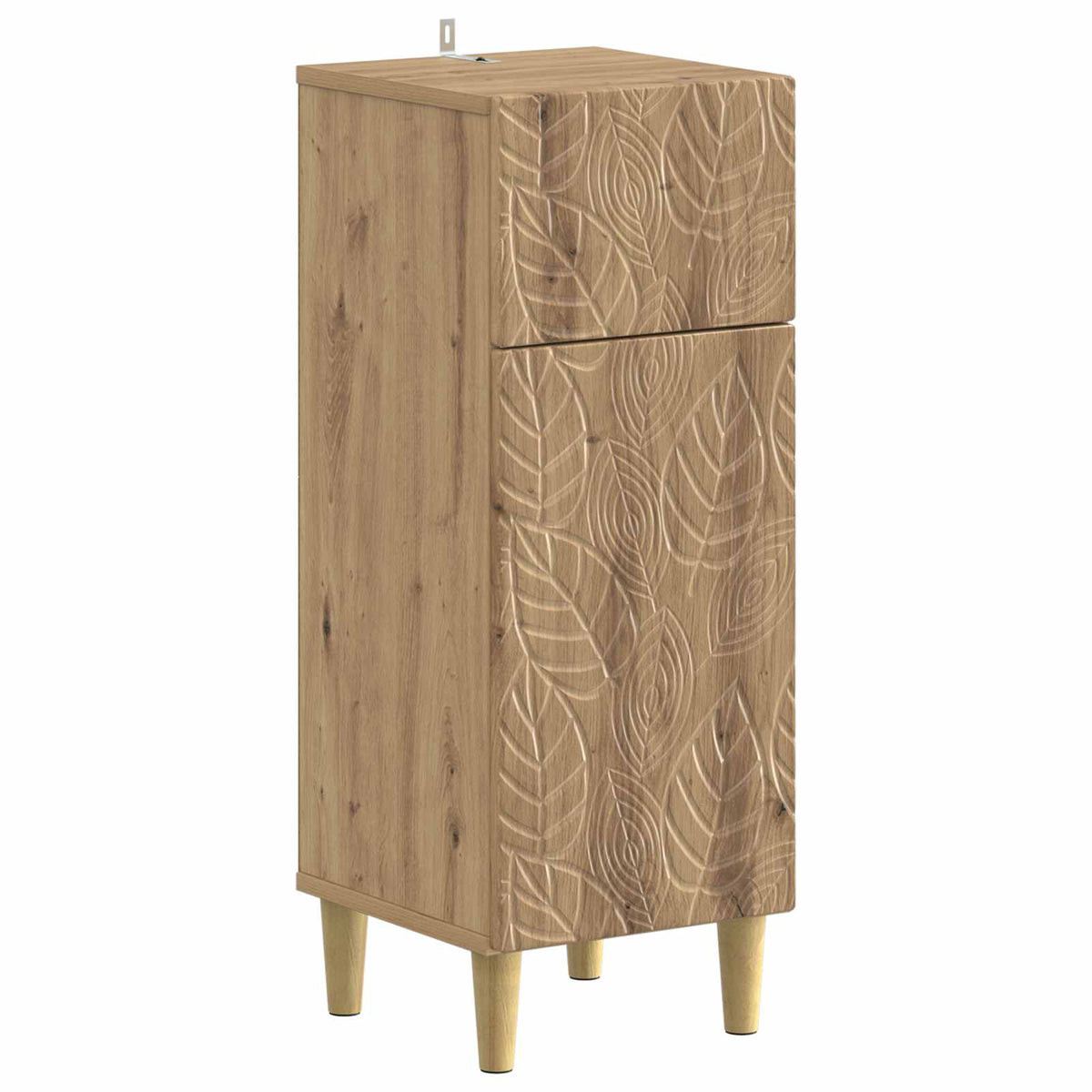 Set di armadietti da bagno in 3 pezzi DELFT Rovere Artigianale