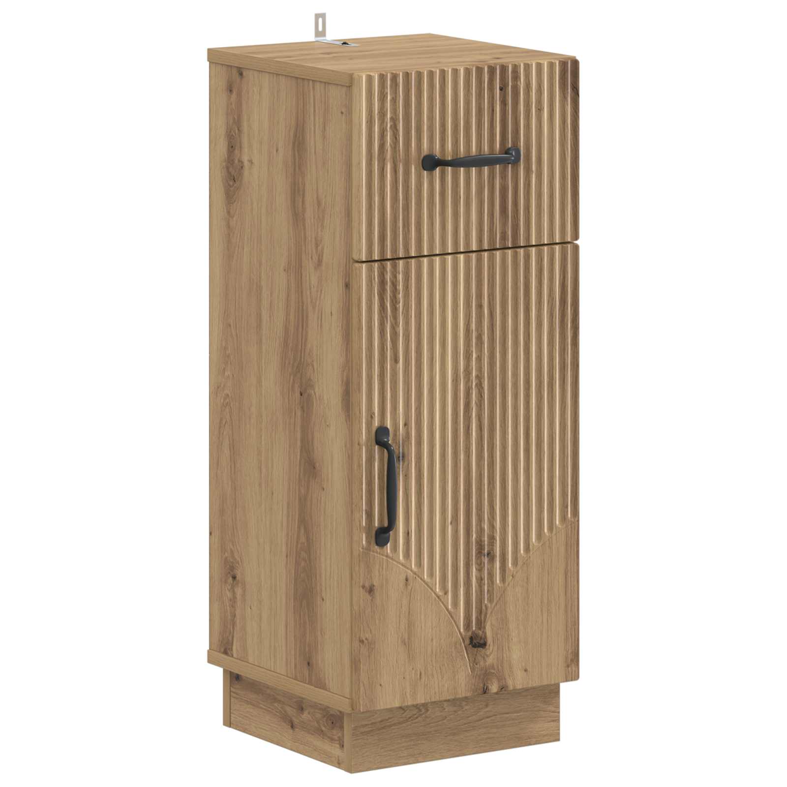 Set di Armadi da Bagno da 2 Pezzi HOORN Rovere Artigianale | homemem39
