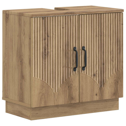 Set di Armadi da Bagno da 2 Pezzi HOORN Rovere Artigianale | homemem39