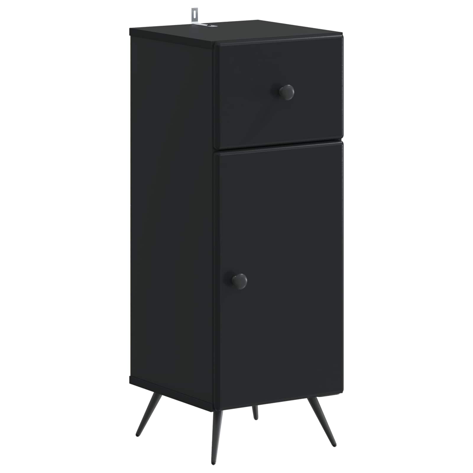 Set di Armadi da Bagno da 2 Pezzi BREDA Nero | homemem39