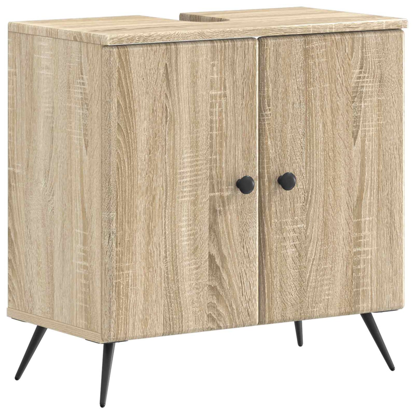 Set di Armadi da Bagno da 2 Pezzi BREDA Rovere Sonoma | homemem39