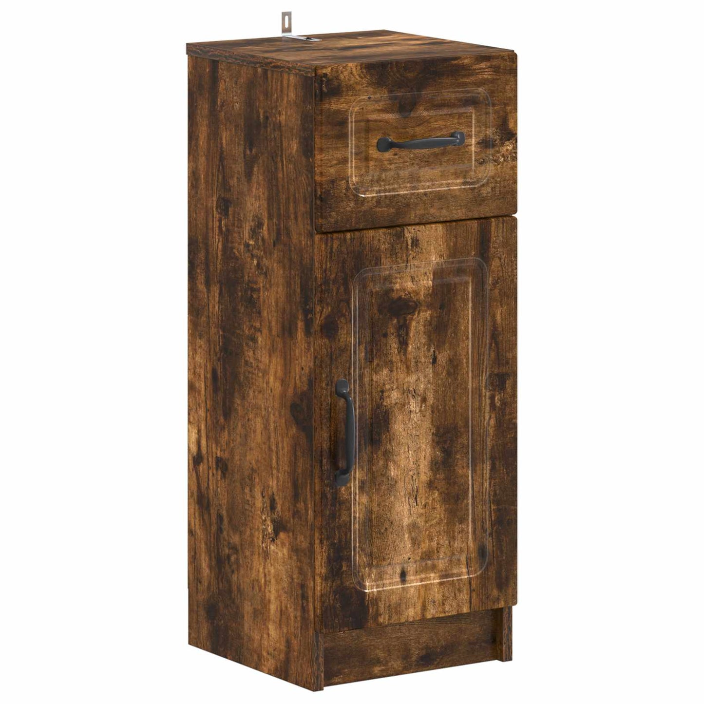 Set di Armadi da Bagno da 2 Pezzi UTRECHT Rovere Fumo | homemem39