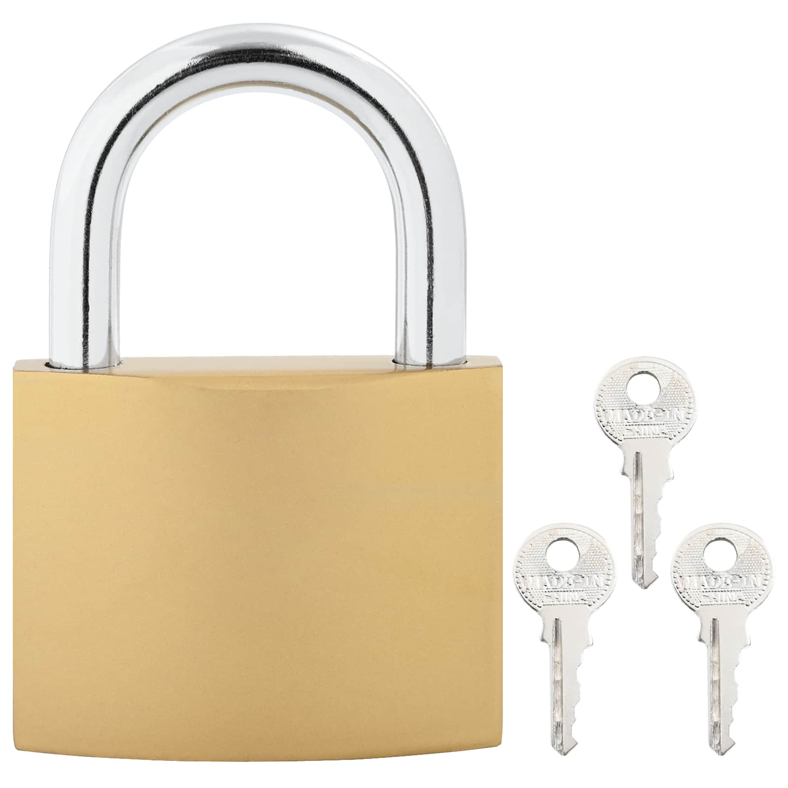 U Lock con Chiavi 100 pcs Ottone Ferro | homemem39