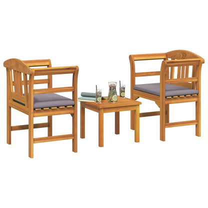 Set da giardino con divano a rosa con cuscino 3 pcs | homemem39