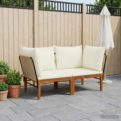 2 pz Legno massiccio di acacia e corda Naturale | homemem39