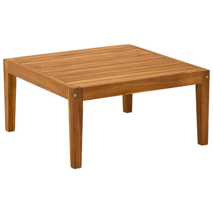 tavolo Legno di Acacia Massello Naturale 60 x 60 x 30 cm | homemem39