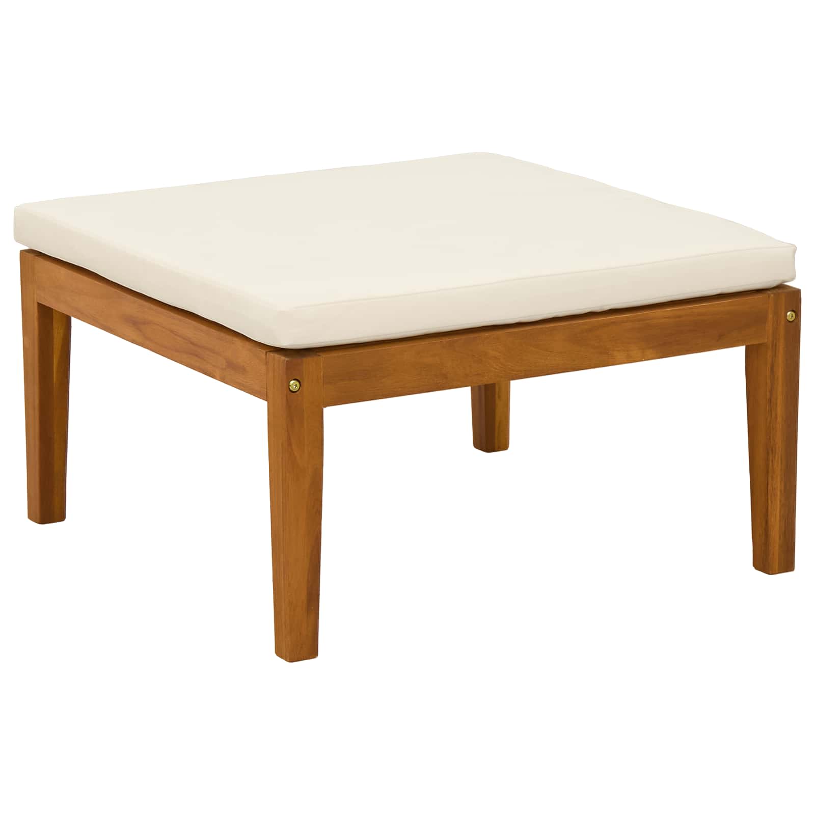 Poggiapiedi Legno di Acacia Massello Naturale | homemem39