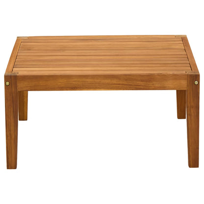tavolo Legno di Acacia Massello Naturale 60 x 60 x 30 cm | homemem39