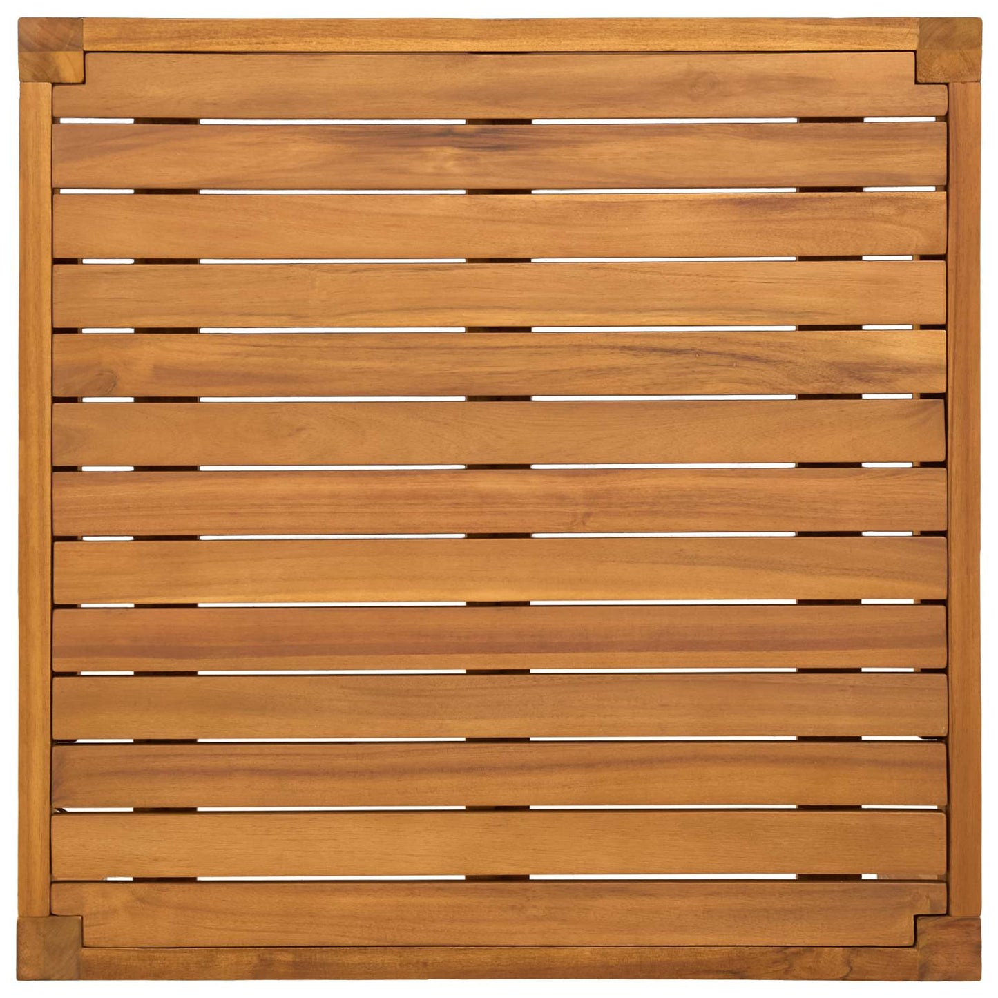 tavolo Legno di Acacia Massello Naturale 60 x 60 x 30 cm | homemem39