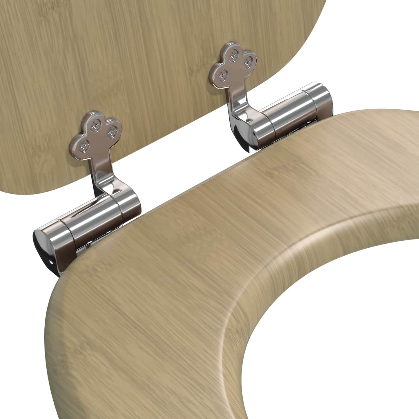 Sedile per toilette con chiusura morbida Colore bamboo chiaro | homemem39