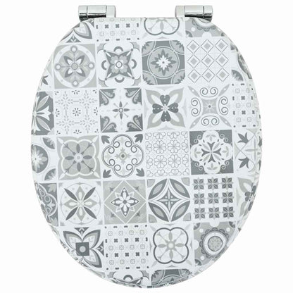 Sedile per toilette con chiusura morbida 44 x 38 cm | homemem39