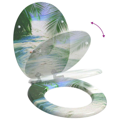 Sedile del WC Verde 43,8 x 37,8 cm Pannello MDF