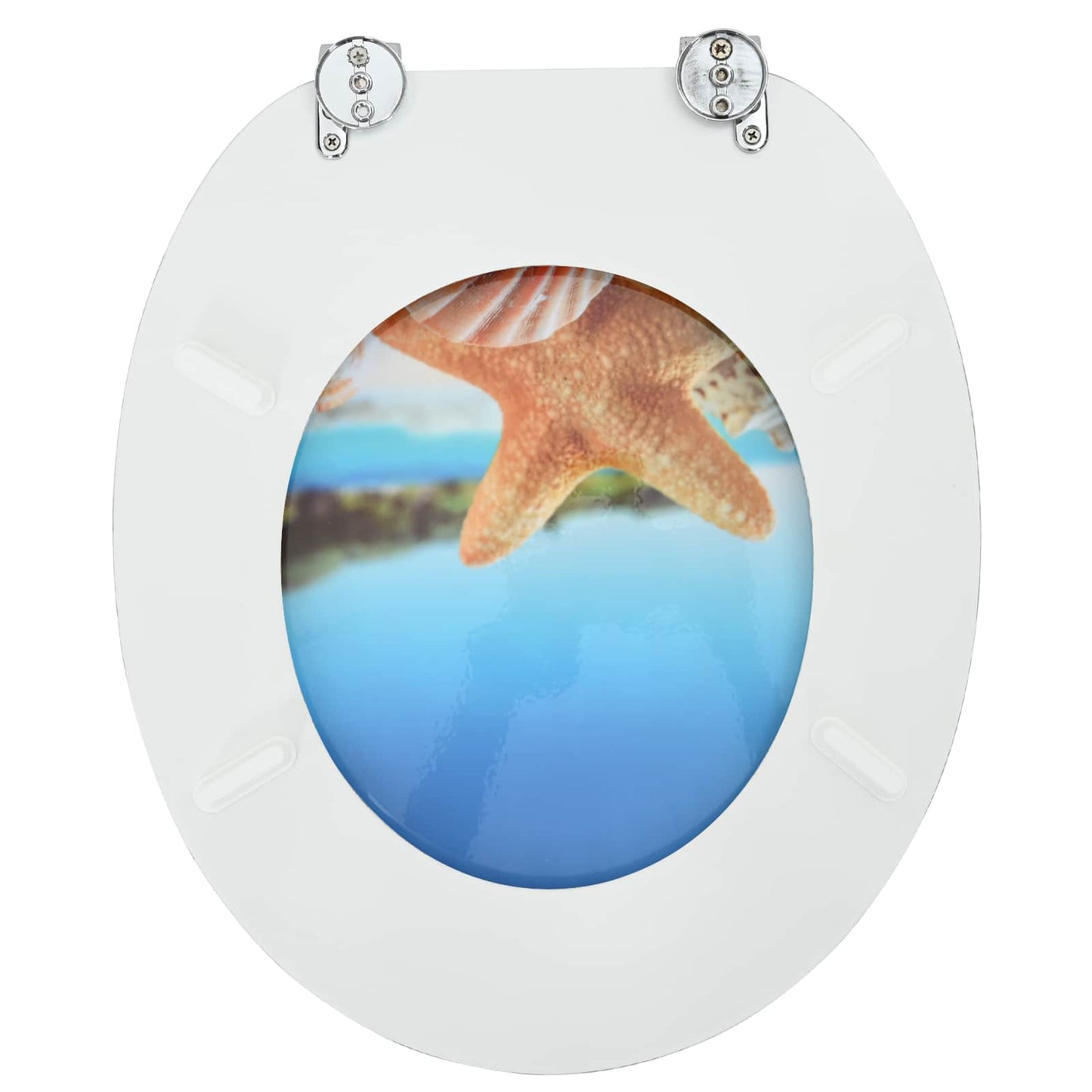 Sedile per toilette con chiusura morbida Blu Chiaro 44 x 38 cm | homemem39