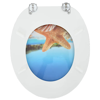 Sedile per toilette con chiusura morbida Blu Chiaro 44 x 38 cm | homemem39