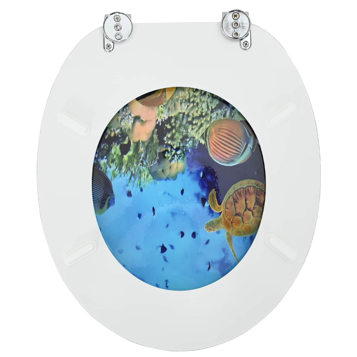 Sedile per toilette con chiusura morbida Blu mare profondo | homemem39