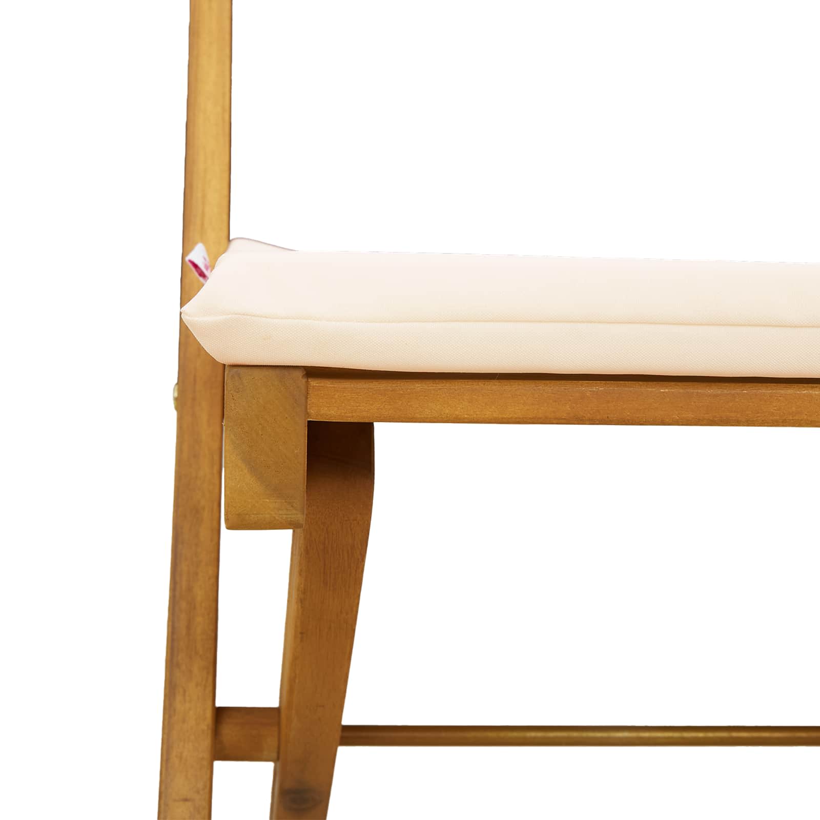 Sedie Bistro da Giardino 2 pcs Bianco Crema 40 x 53 x 80 cm | homemem39