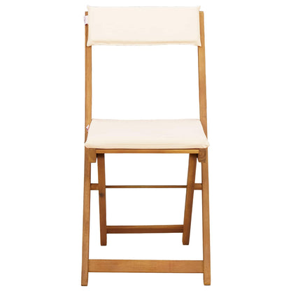 Sedie Bistro da Giardino 2 pcs Bianco Crema 40 x 53 x 80 cm | homemem39