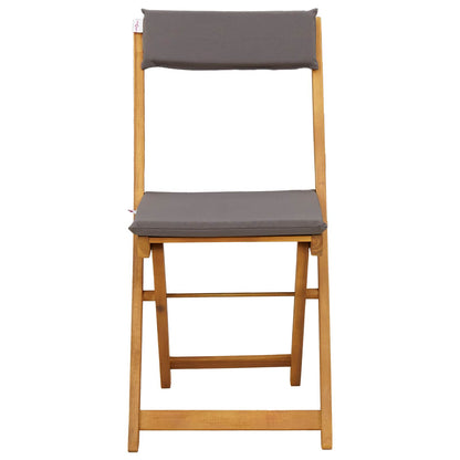 Sedie Bistro da Giardino 2 pcs Grigio scuro 40 x 53 x 80 cm | homemem39